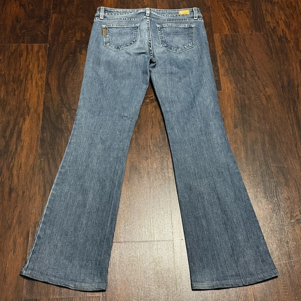 PAIGE Premium Denim Hollywood Hills Classic Rise Boot Cut Jeans Y2K Vintage 29 - Picture 10 of 15